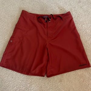Patagonia men’s swim suit size 36” Red